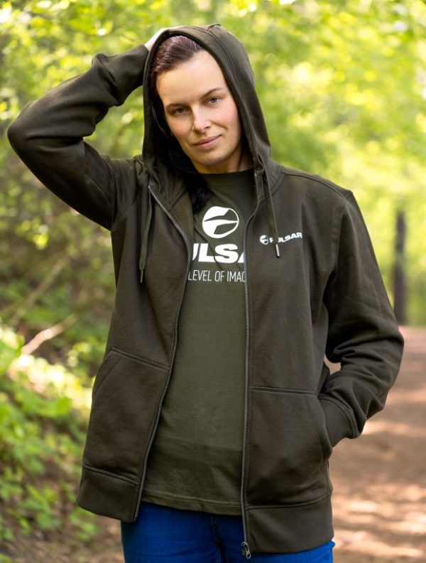 Pulsar Merchandise Pulsar Hoodie with Zipper olive