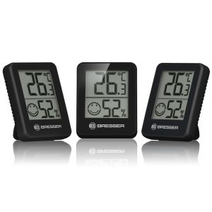 Bresser BRESSER ClimaTemp Thermo-Hygrometer Indikator 3er Set schwarz | Waffenglauser.ch