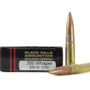 Black Hills Kal. 300 ACC Blackout/Whisper 220gr OTM Subsonic (bis 16" Läufe)