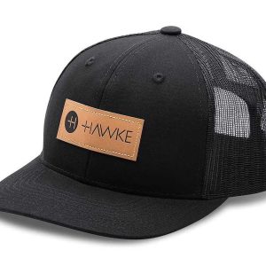 Hawke Kappe Snapback Cap (Trucker Style) Black