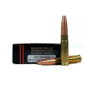 Black Hills Kal. 300 ACC Blackout/Whisper 198gr Dual Performance Kupfer Geschoss