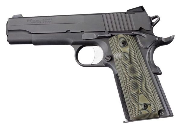 Hogue G10 Grip Colt Gov. Checkeret