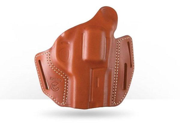 Chiappa Rhino Holster 3" aus Leder braun