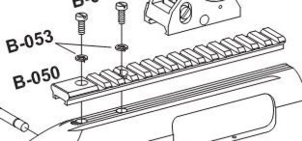 Fabarm Picantiny Rail für Martial 16slot