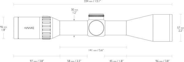 Hawke Vantage WA 2.5-10x50, 30mm, IR L4A Dot - Image 4