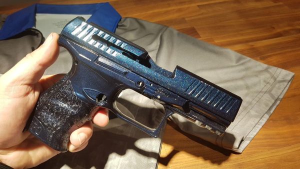 Walther PPQ Porsche Night Blue Kal. 9mm Para, 4" mit original Porsche Autolack in Night Blue - Image 4