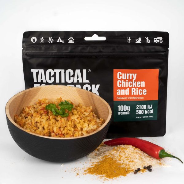 Tactical Foodpack® Curry Chicken and Rice- 100% natural food