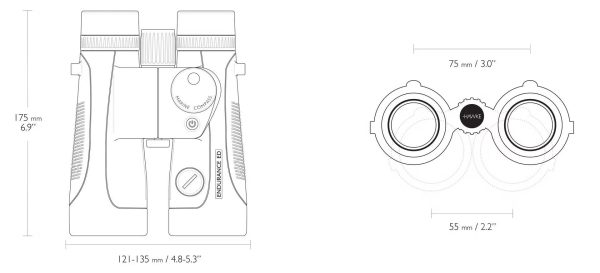 Hawke Endurance ED Marine Fernglas 7x50 mit Kompass, ED Glass | Phase corrected | Waterproof - Image 3