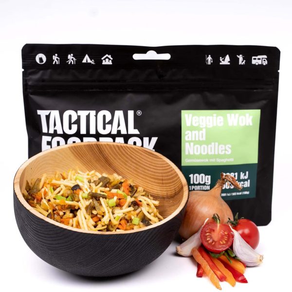 Tactical Foodpack® Veggie Wok and Noodles-100% natural food