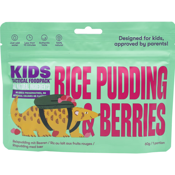 Tactical Foodpack Kids Rice Pudding with Berries