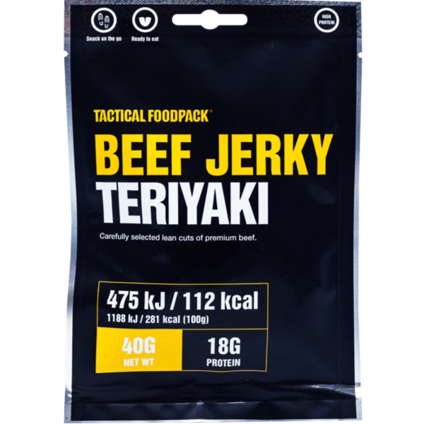 Tactical Foodpack Beef Jerky Teriyaki