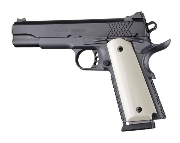 Hogue Polymer Grip Colt 1911 Ivory Poly