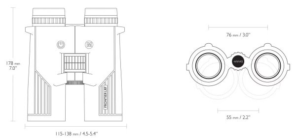 Hawke Frontier LRF 10x42 bis 2300m, OLED Phase corrected - Image 4