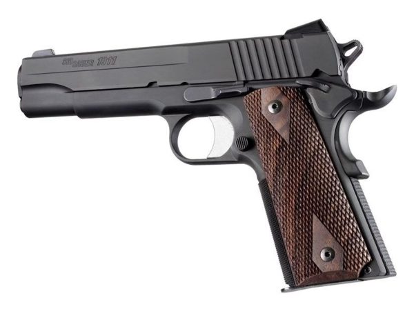 Hogue Wood Grip Colt 1911 Walnut