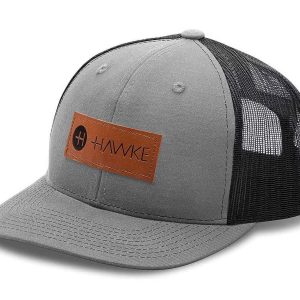 Hawke Kappe Snapback Cap (Trucker Style) Black/Gray