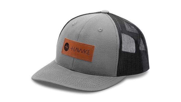 Hawke Kappe Snapback Cap (Trucker Style) Black/Gray