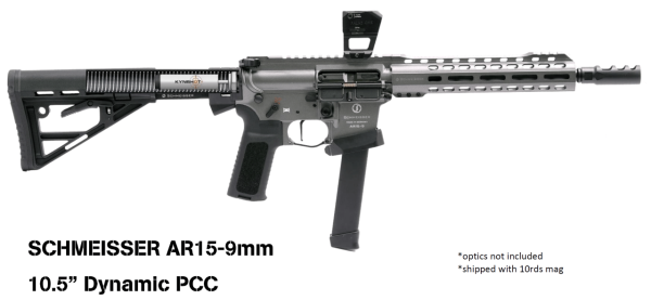 Halbautomat Schmeisser AR15-9mm Dynamic PCC Grey 10.5" | Waffen Glauser AG