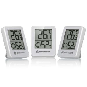 Bresser BRESSER ClimaTemp Thermo-Hygrometer Indikator 3er Set weiss | Waffenglauser.ch