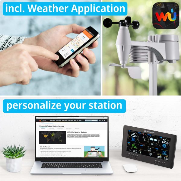 Bresser WLAN ClearView Wetterstation mit 7-in-1 Profi-Sensor - Image 3