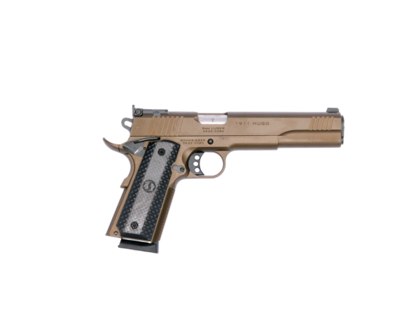 Pistole Schmeisser Hugo 1911 Thunder Bronze  Mikrometervisierung 6" 9mm Para | Waffen Glauser AG