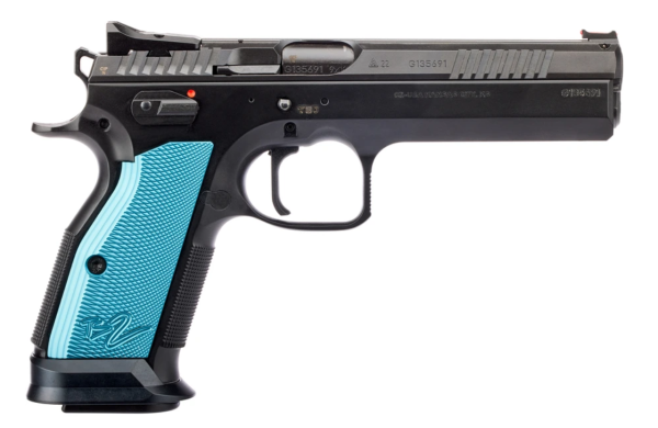 Pistole CZ TS 2 Blue Edition - Kansas City- 9mm Para 20-Schuss | Waffen Glauser AG